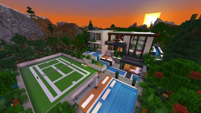 Realistic Modern House