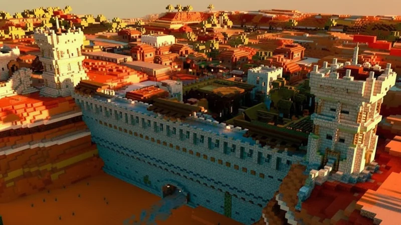 Medieval Village in the Desert